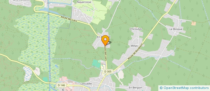 localisation de l'entreprise M B R G T  BISCARROSSE