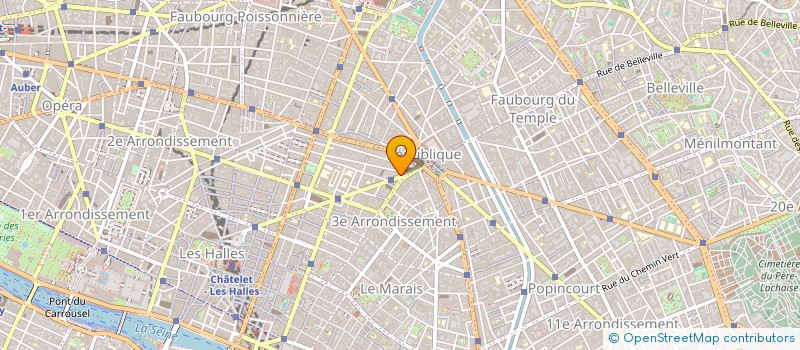 localisation de l'entreprise M.B.R. TURBIGO à PARIS