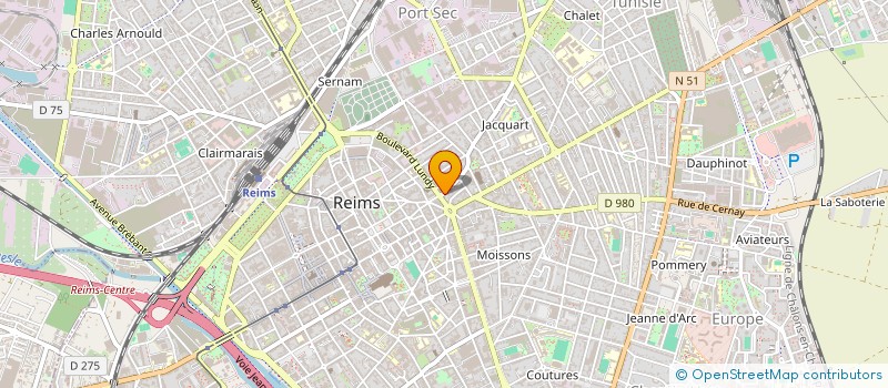 localisation de l'entreprise M.B. RECLASSEMENT à REIMS