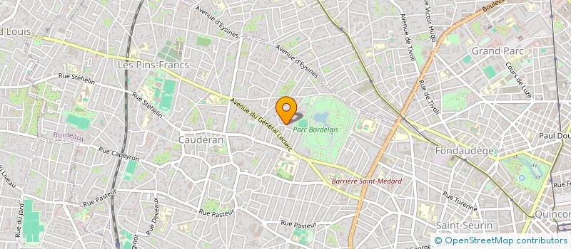localisation de l'entreprise M B S à BORDEAUX