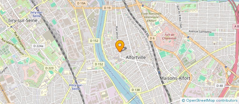 localisation de l'entreprise M B S à ALFORTVILLE