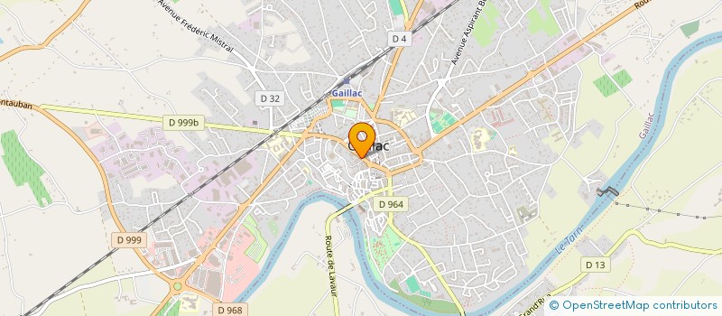 localisation de l'entreprise M.B.S.  GAILLAC