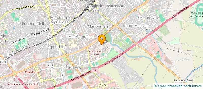 localisation de l'entreprise M.B.S AUTO  NIMES