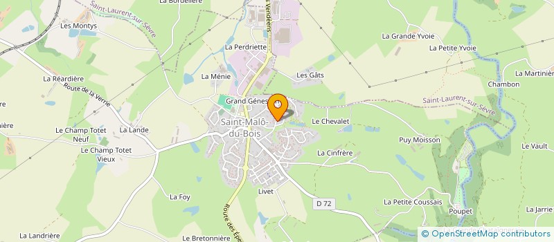localisation de l'entreprise M.B.S. CIE à TREIZE-VENTS