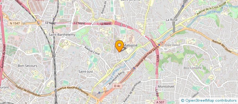 localisation de l'entreprise M.B.S CONSULTING  MARSEILLE