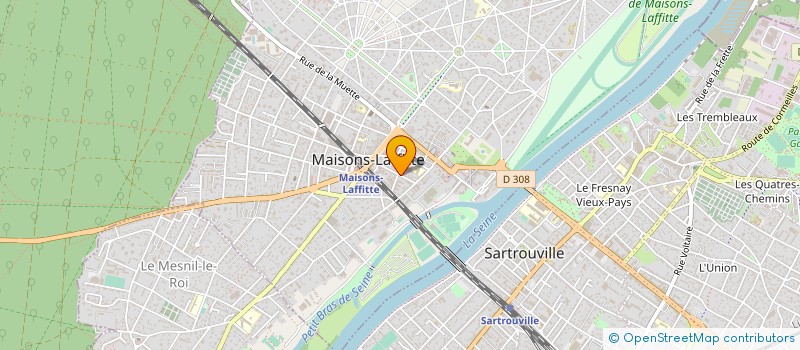 localisation de l'entreprise M.B.S.D à MAISONS-LAFFITTE