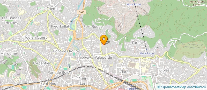 localisation de l'entreprise M.B.S (MARCEL BESSONE SERVICE)  TOULON
