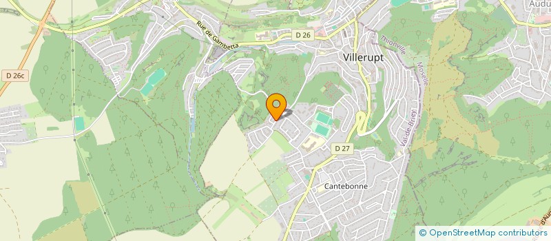 localisation de l'entreprise M&B SCI  VILLERUPT