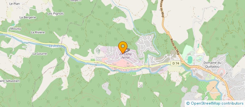 localisation de l'entreprise M&B SERVICES FERMETURES à SAINTE-MAXIME