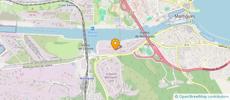 localisation de l'entreprise M&B SHIP'S AGENTS à MARTIGUES