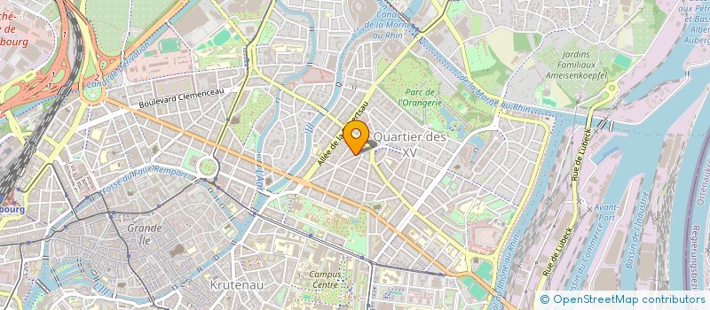 localisation de l'entreprise M&B SOLUTIONS à STRASBOURG