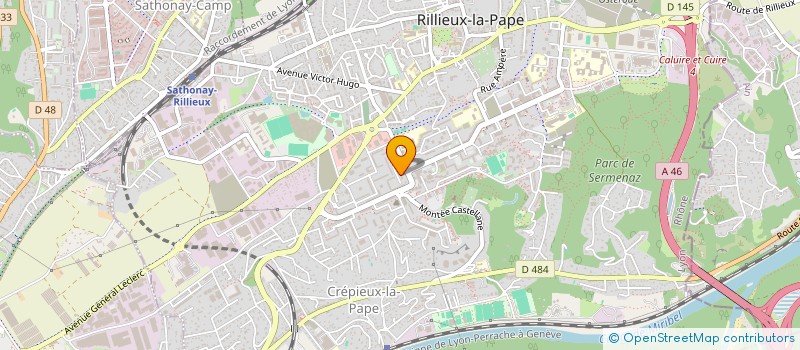 localisation de l'entreprise M&B STAND à RILLIEUX-LA-PAPE