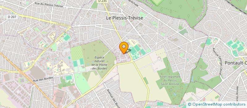 localisation de l'entreprise M.B.SYSTEM'S à LE PLESSIS-TREVISE