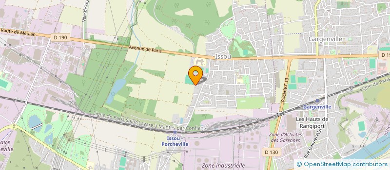 localisation de l'entreprise M.B.T. 78  ISSOU