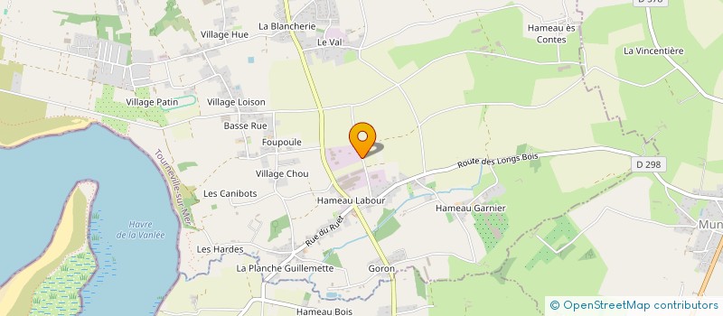 localisation de l'entreprise M - B TRANSPORTS  TOURNEVILLE-SUR-MER