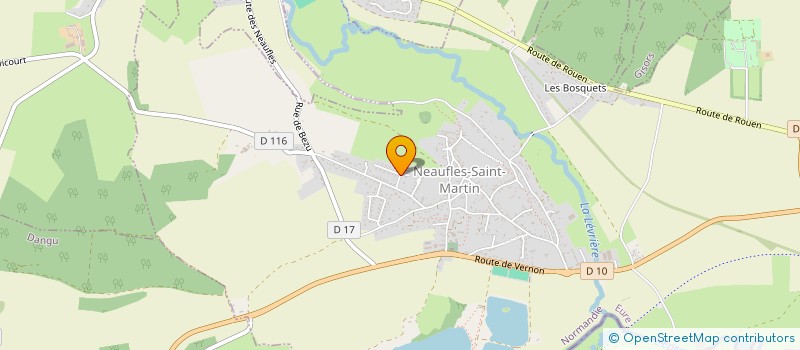 localisation de l'entreprise M.B.V.B.  NEAUFLES-SAINT-MARTIN