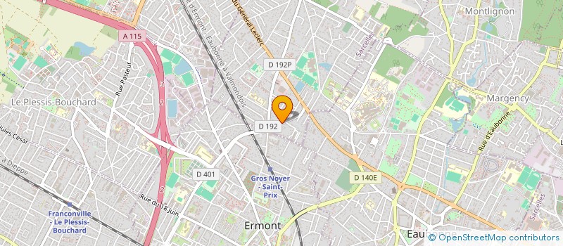 localisation de l'entreprise M.B.V.DIFFUSION à SAINT-PRIX