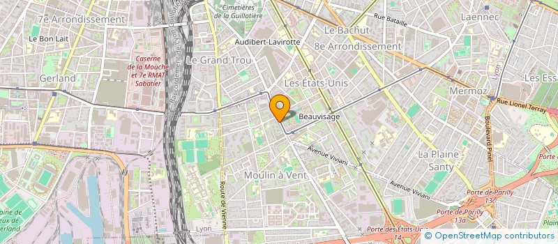 localisation de l'entreprise M-B VTC  VENISSIEUX