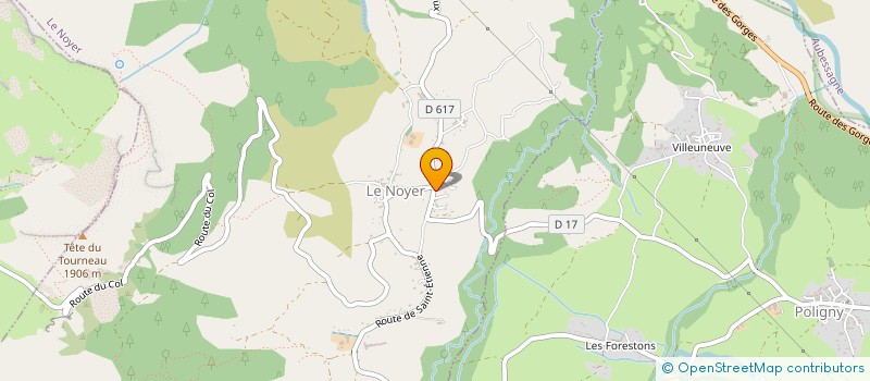 localisation de l'entreprise M&B WASH à SAINT-BONNET-EN-CHAMPSAUR