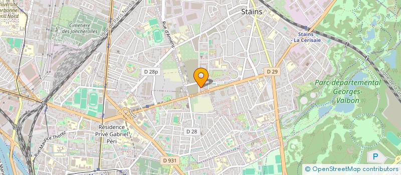 localisation de l'entreprise M'BA SORO M'BA DAMA - RECEVOIR ET DONNER à STAINS