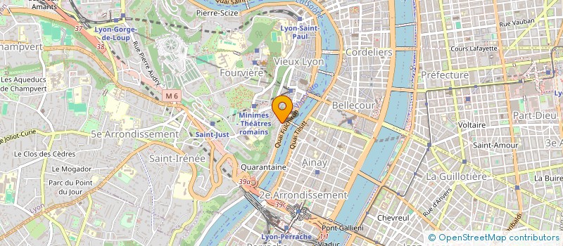 localisation de l'entreprise M BARBER  LYON