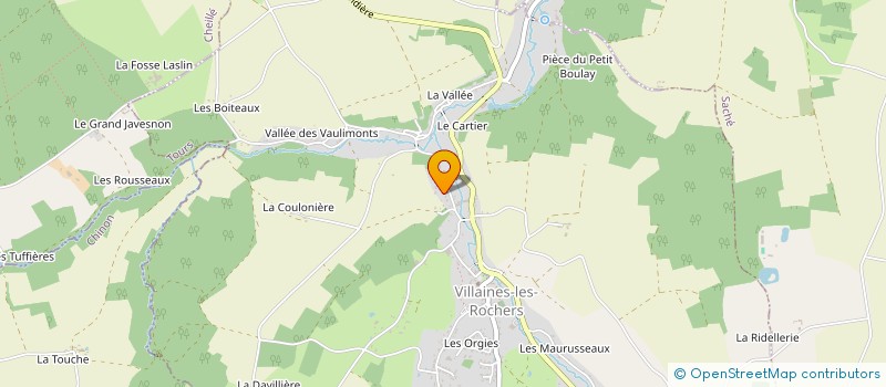 localisation de l'entreprise M. BARROT  VILLAINES-LES-ROCHERS