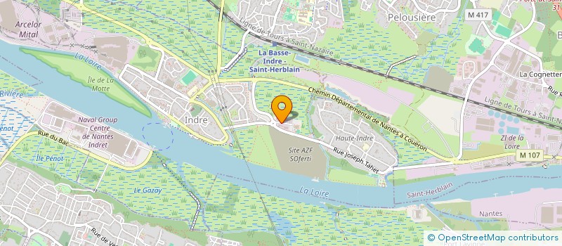 localisation de l'entreprise M BAT  INDRE