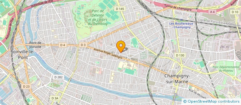 localisation de l'entreprise M BATIMENT à CHAMPIGNY-SUR-MARNE
