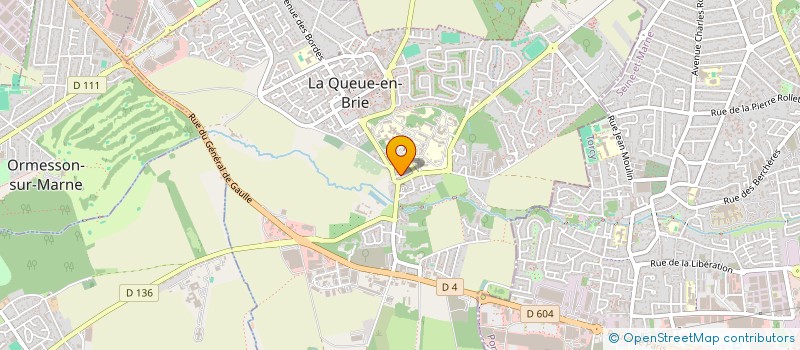 localisation de l'entreprise M-BATIMENT à LA QUEUE-EN-BRIE