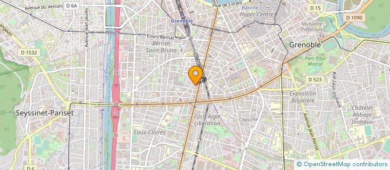 localisation de l'entreprise M'BATIMENTS à GRENOBLE