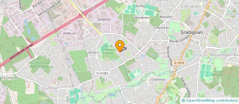 localisation de l'entreprise M. BATISTA  GRADIGNAN