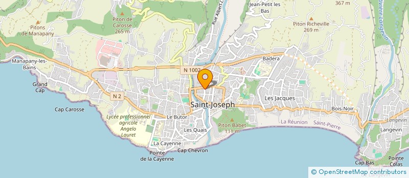 localisation de l'entreprise M BEAUTE ET CONSEILS  SAINT-JOSEPH