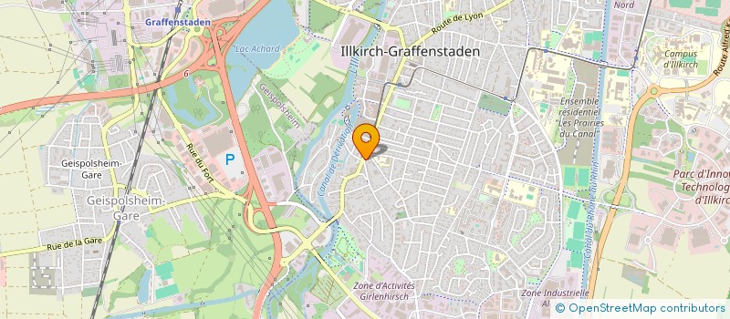 localisation de l'entreprise M'BEAUTY  ILLKIRCH-GRAFFENSTADEN