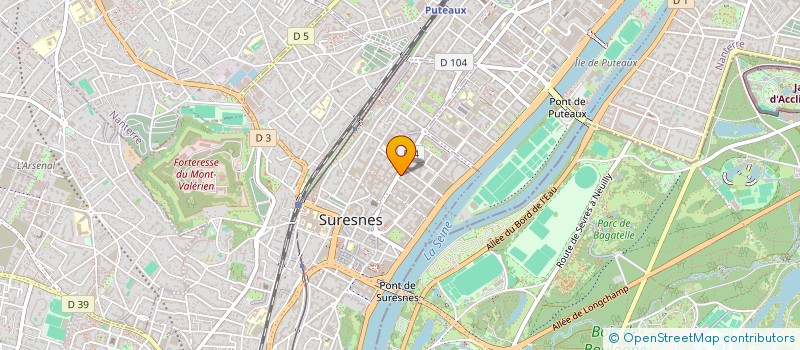 localisation de l'entreprise M. BEAUTY ESTHETIC à SURESNES