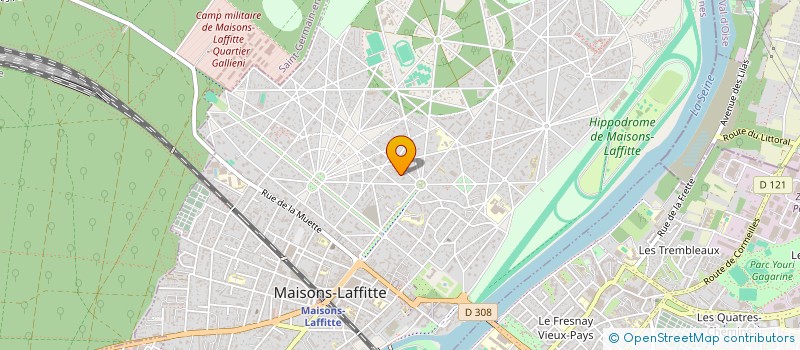 localisation de l'entreprise M-BESSING  MAISONS-LAFFITTE