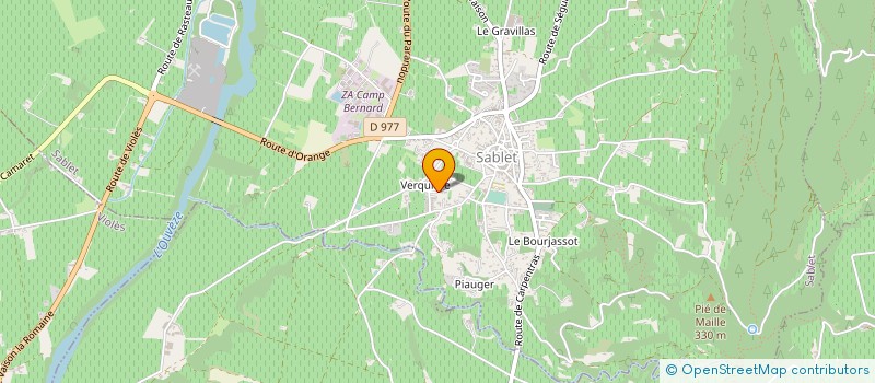 localisation de l'entreprise M BIKE SUSPENSION  SABLET