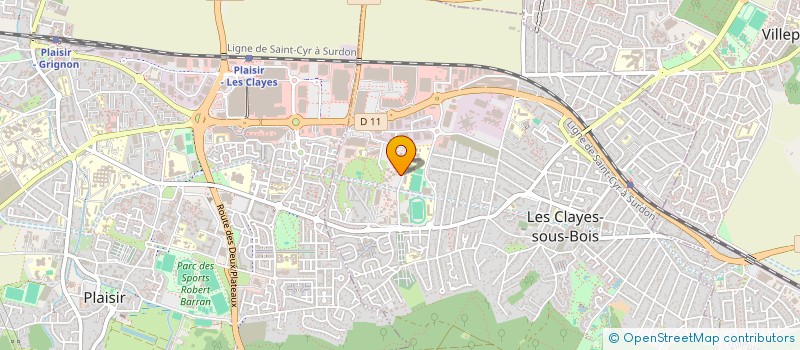 localisation de l'entreprise M.BLIVET.S à LES CLAYES-SOUS-BOIS