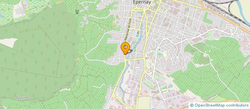 localisation de l'entreprise M BONNENFANT à EPERNAY