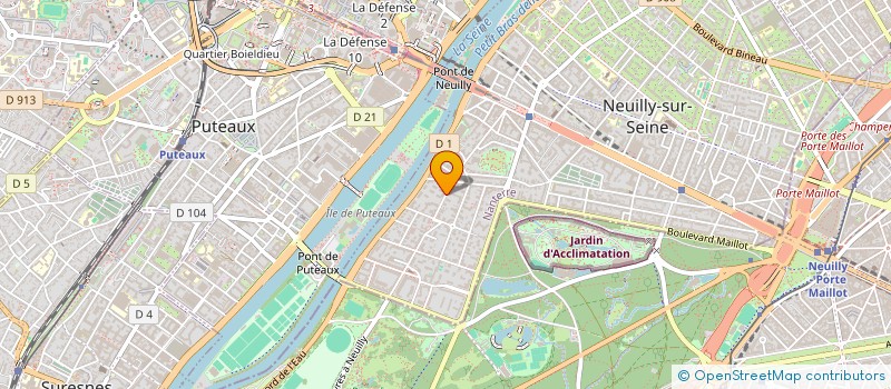 localisation de l'entreprise M.BONNET SCI à NEUILLY-SUR-SEINE