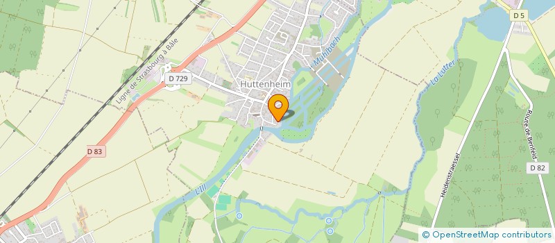 localisation de l'entreprise M BOSCHENRIETHER ET FILS à HUTTENHEIM
