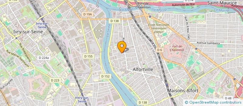 localisation de l'entreprise M'BOT à ALFORTVILLE