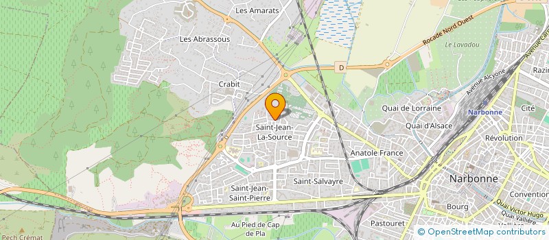 localisation de l'entreprise M BOULEV'ART  NARBONNE