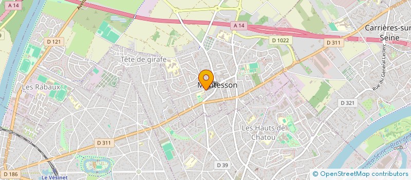 localisation de l'entreprise M BY AMETSA  MONTESSON