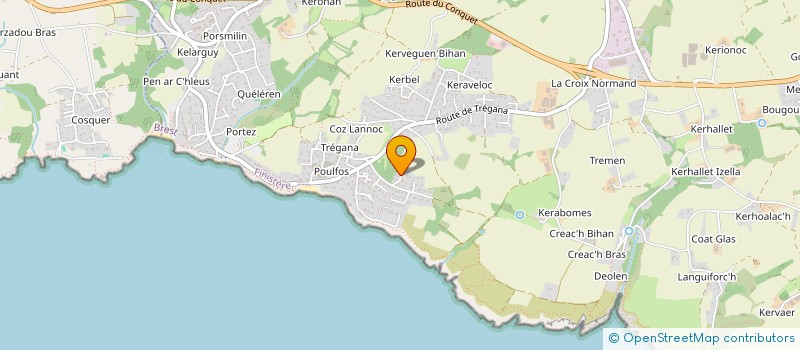 localisation de l'entreprise M BY YOU  LOCMARIA-PLOUZANE