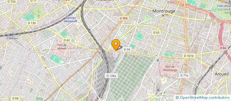 localisation de l'entreprise M C 2 à MONTROUGE