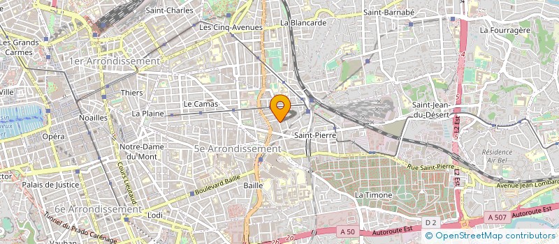 localisation de l'entreprise M.C.2 DISTRIBUTION à MARSEILLE