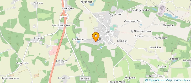 localisation de l'entreprise M C 2 L  CALAN