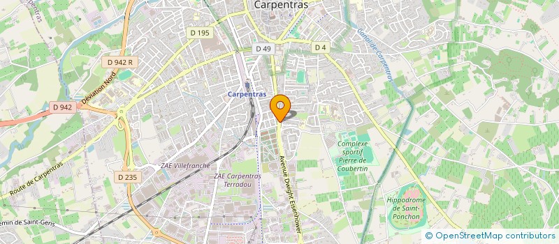 localisation de l'entreprise M.C. 2008  CARPENTRAS
