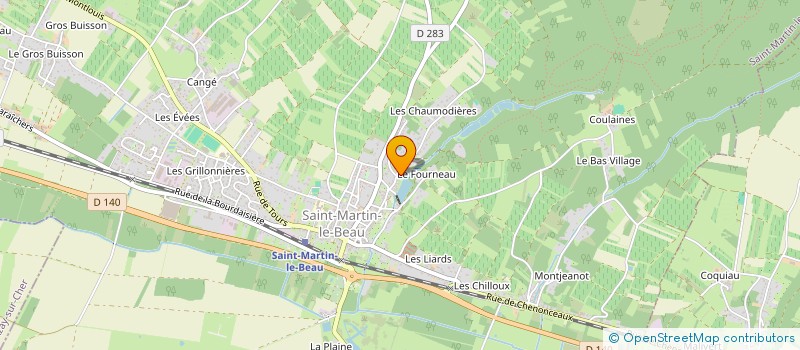 localisation de l'entreprise M-C 2R  SAINT-MARTIN-LE-BEAU