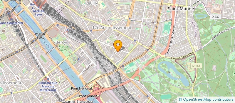 localisation de l'entreprise M & C à PARIS